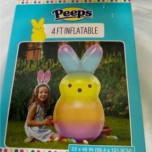 Tie dye inflatable peeps